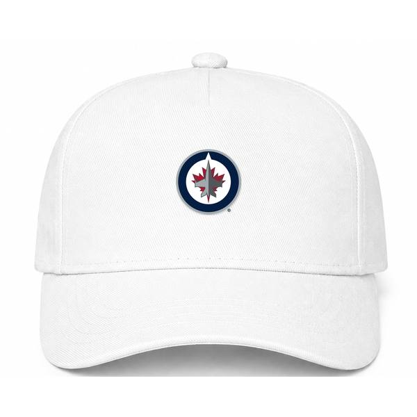 Winnipeg Jets NHL Logo White Dad Baseball Cap Hat