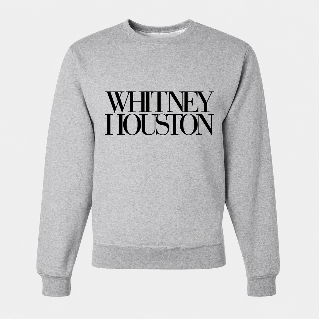 Men's Whitney Houston Crewneck Sweatshirt - Gray