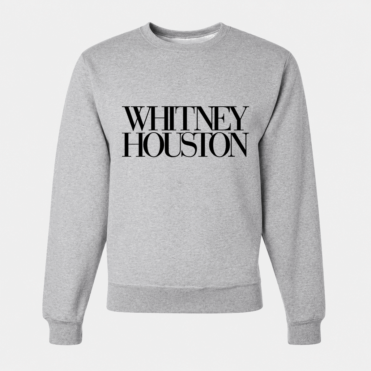 Men's Whitney Houston Crewneck Sweatshirt - Gray