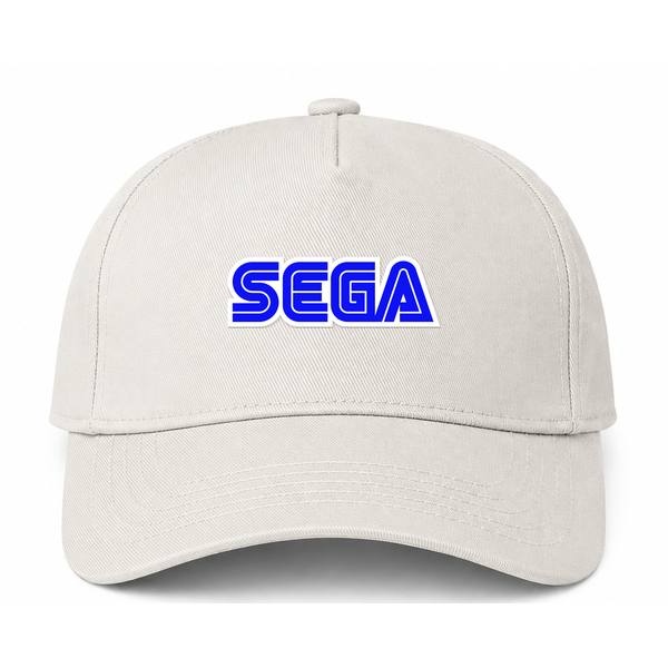 SEGA Logo Beige Dad Baseball Cap Hat