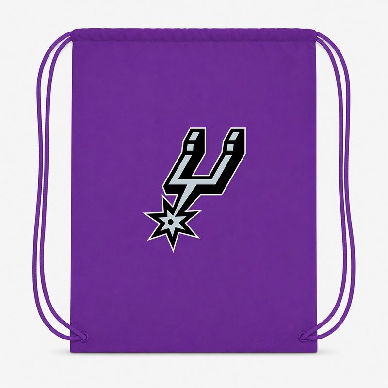 San Antonio Spurs Drawstring Bag - Purple
