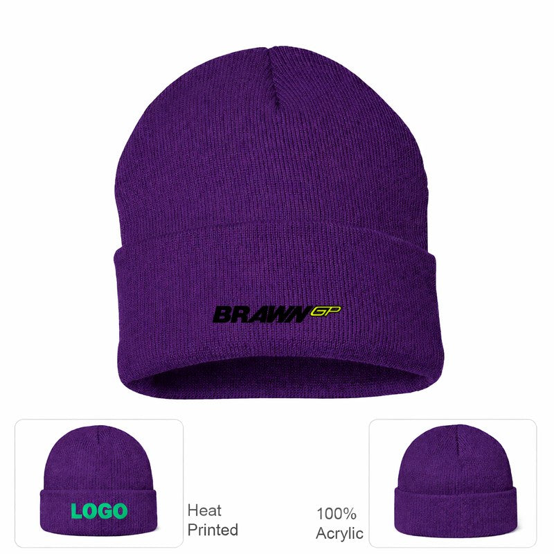 Formula 1 Brawn GP Beanie Hat - Purple