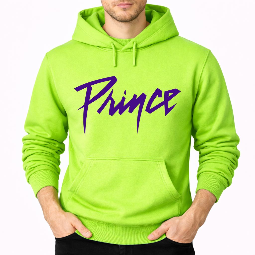 Men's Prince Pullover Hoodie - Lime green