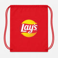 Lays Food Drawstring Bag - Red