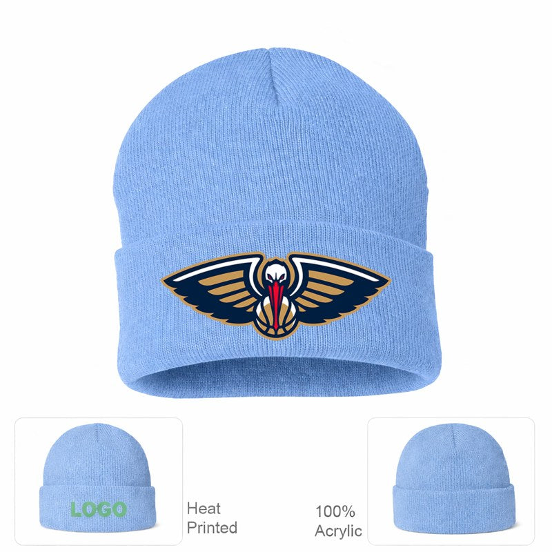 New Orleans Pelicans Sky Blue Beanie Hat
