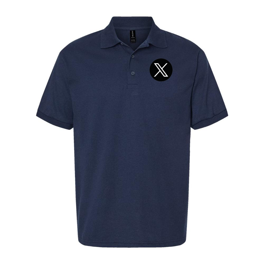Men's Twitter X Dry Blend Polo - Navy