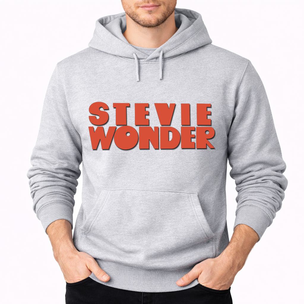 Men's Stevie Wonder Pullover Hoodie - Gray