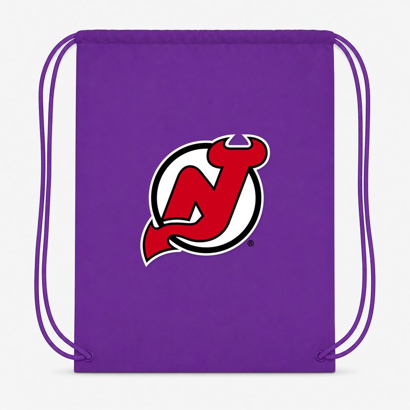 New Jersey Devils Drawstring Bag - Purple