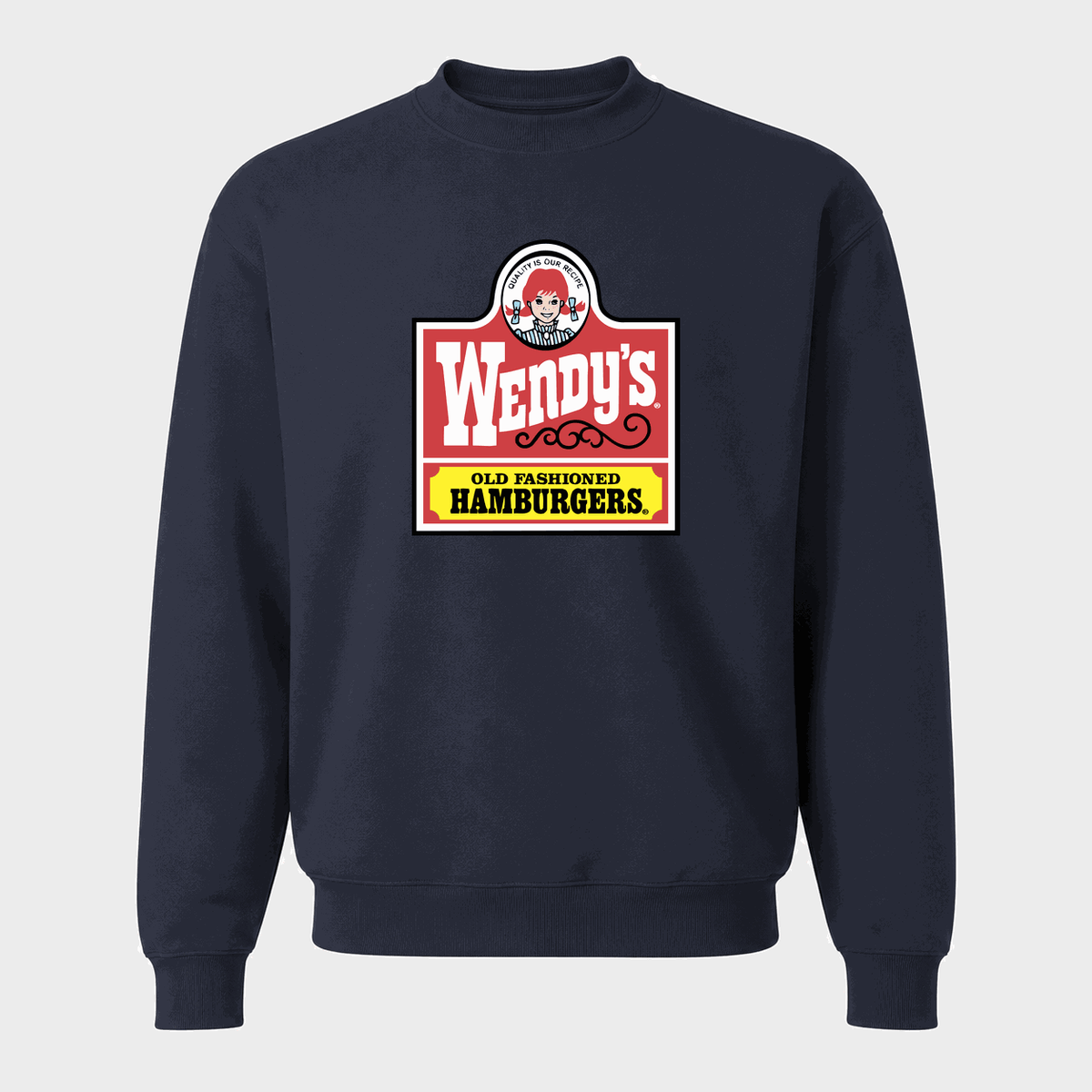 Men's Wendy's Crewneck Sweatshirt - Navy