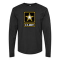 Men's U.S. Army Long sleeves Cotton Blend T-Shirt - Black
