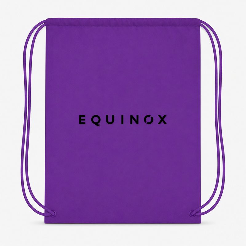 Equinox Drawstring Bag - Purple