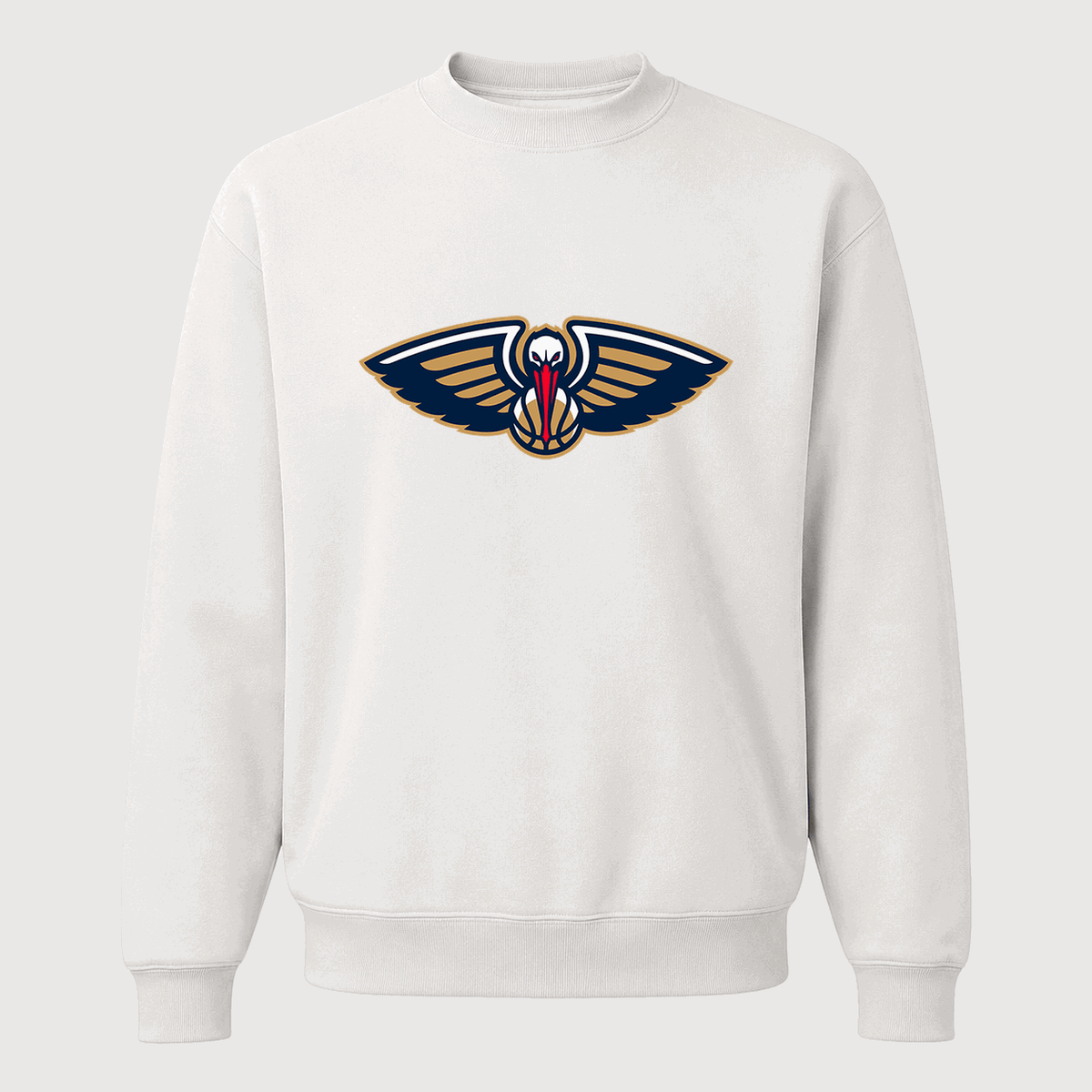 Men's New Orleans Pelicans Crewneck Sweatshirt - White