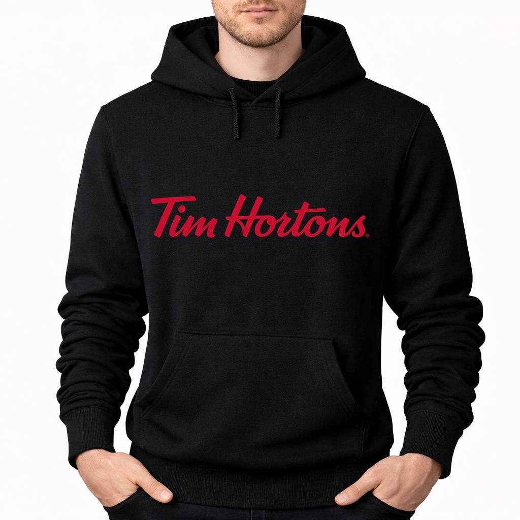 Men's Tim Hortons Pullover Hoodie - Black
