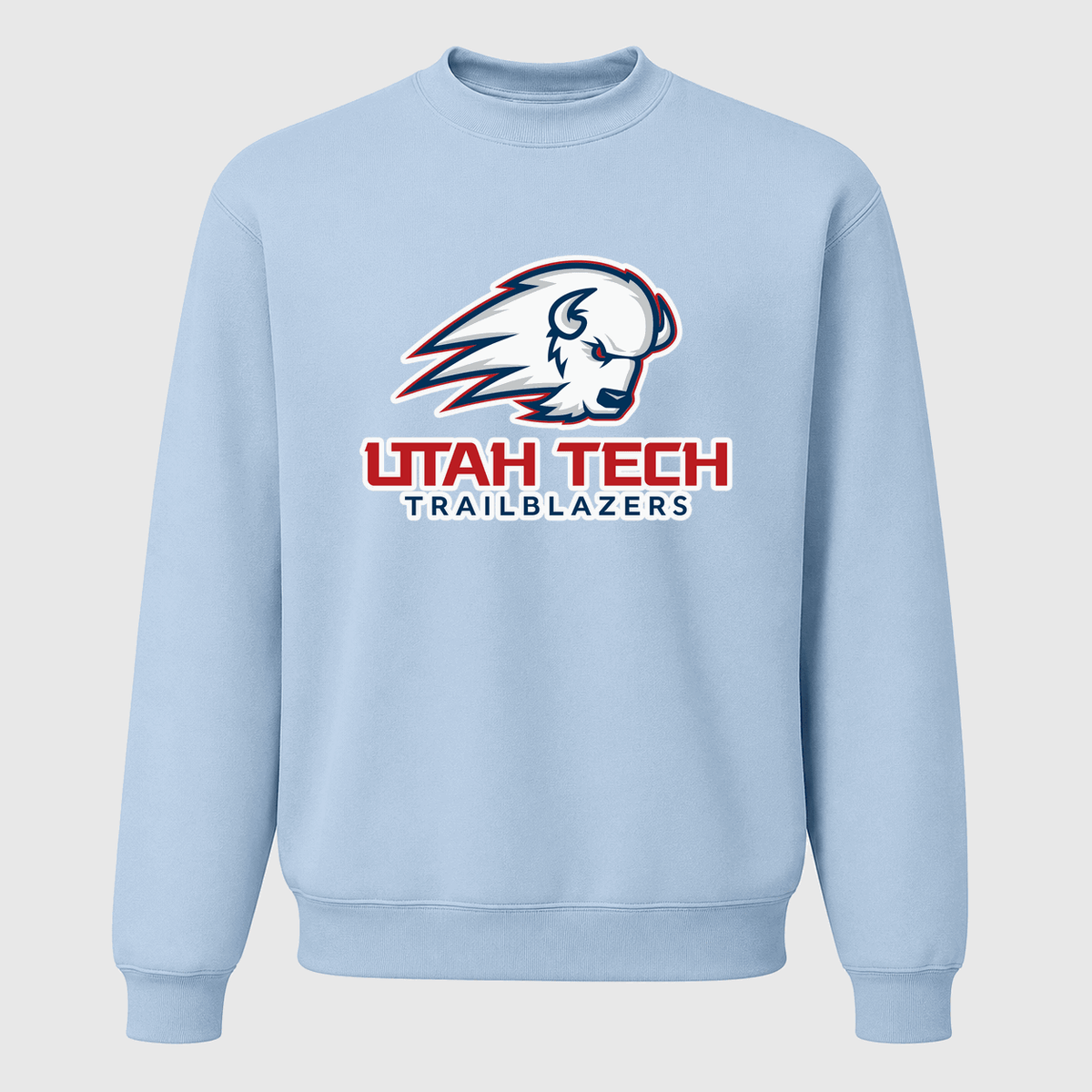 Men's Utah Tech Trailblazers Crewneck Sweatshirt - Sky Blue