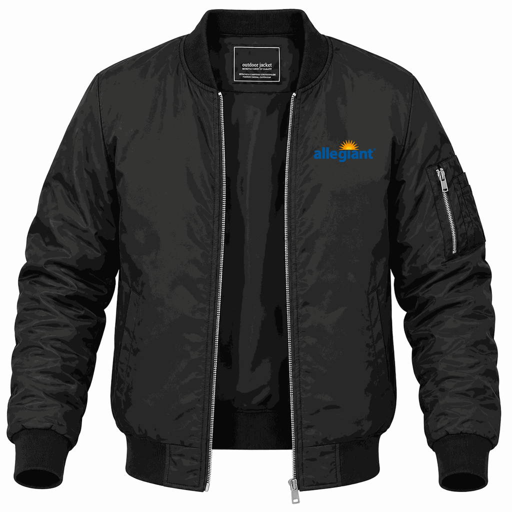 Men's Allegiant Air Lightweight Bomber Jacket - Black