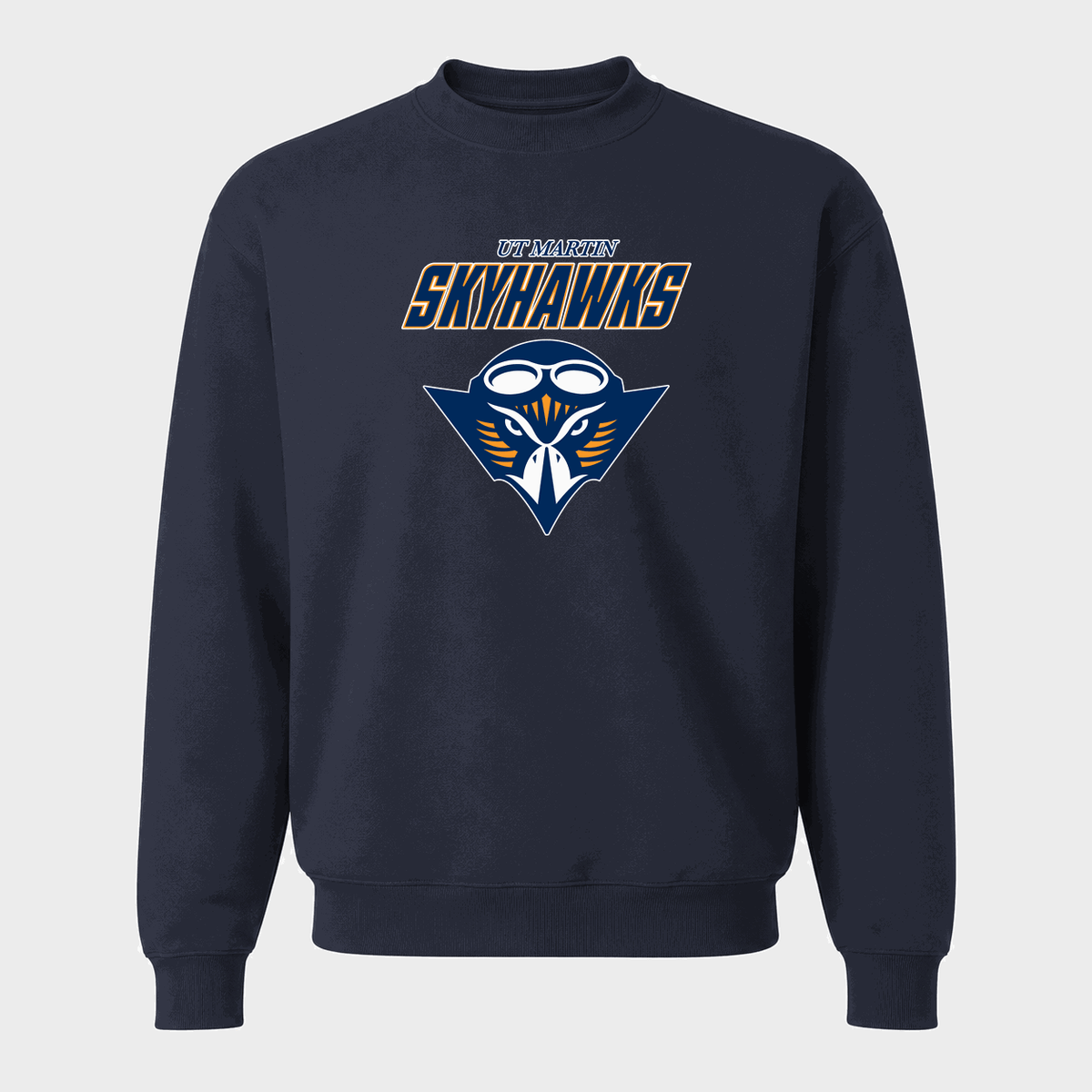Men's Tennessee Martin Skyhawks Crewneck Sweatshirt - Navy
