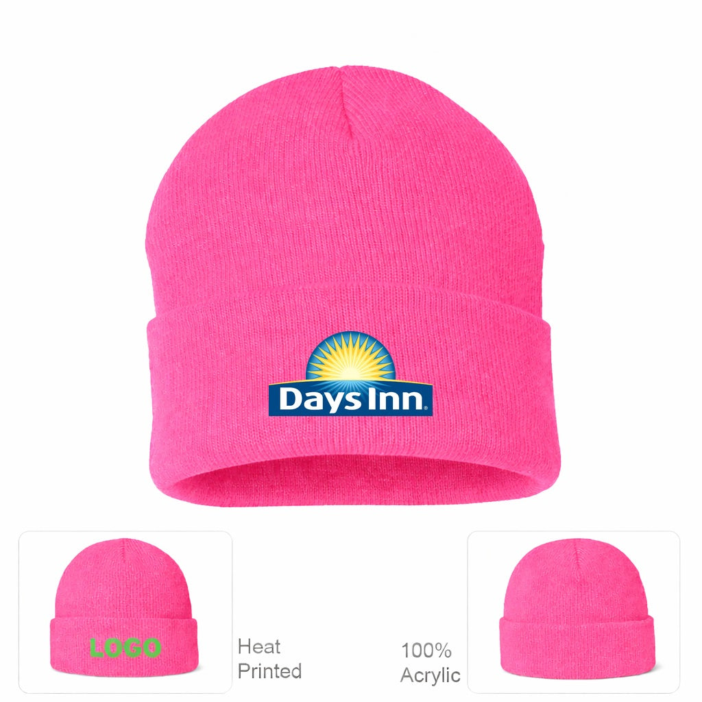 Days Inn Beanie Hat - Pink
