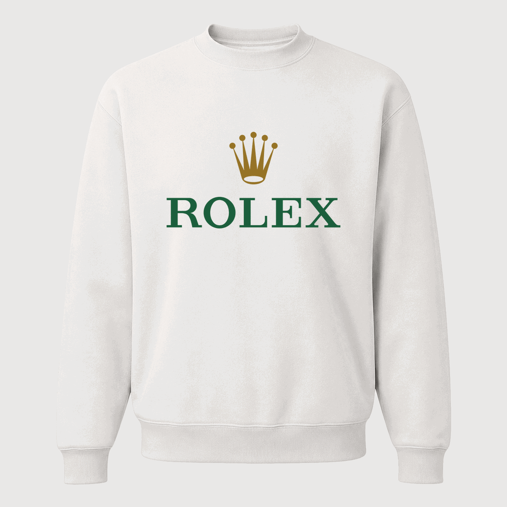 Men's Rolex Crewneck Sweatshirt - White