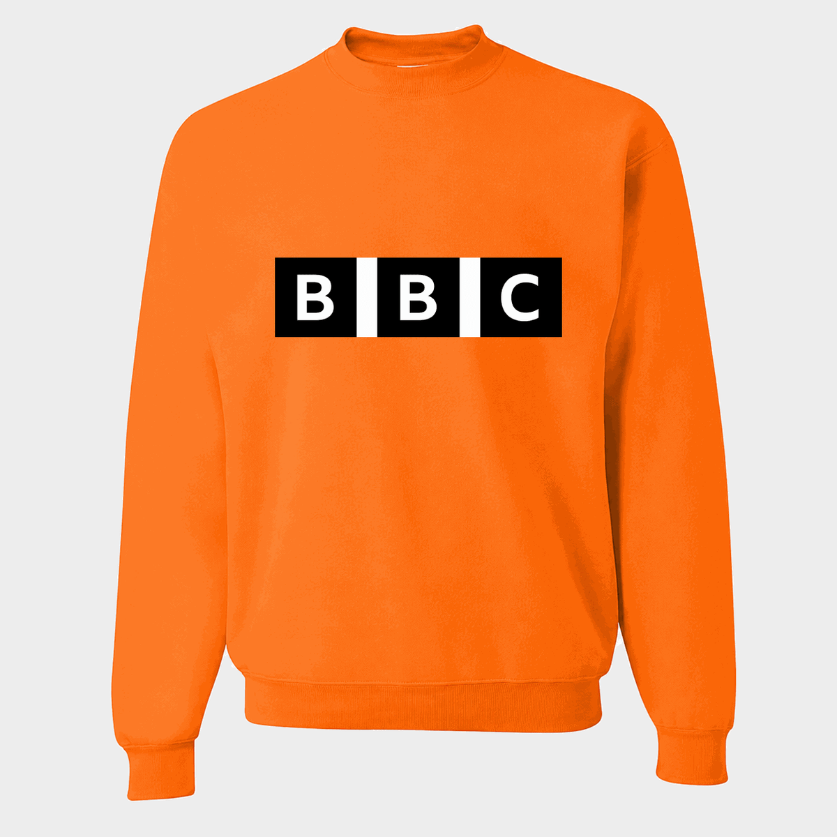 Men's BBC Crewneck Sweatshirt - Orange