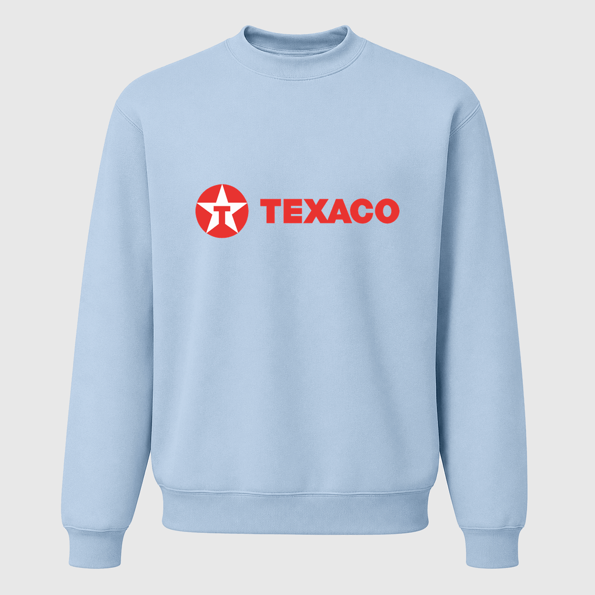Men's Texaco Crewneck Sweatshirt - Sky Blue