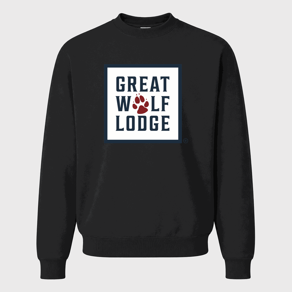 Men's Great Wolf Lodge Crewneck Sweatshirt - Black