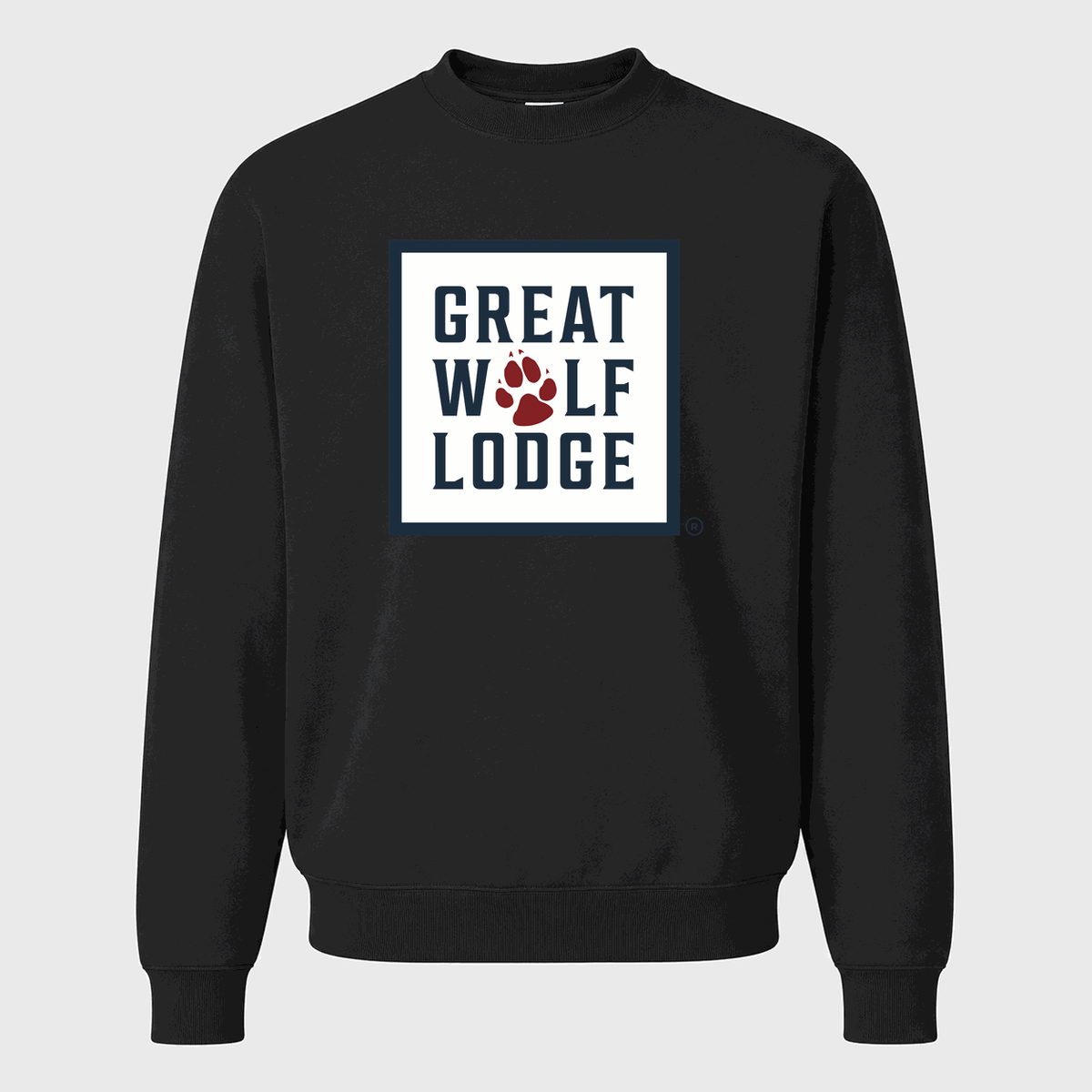 Men's Great Wolf Lodge Crewneck Sweatshirt - Black