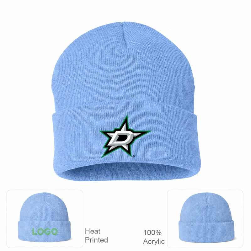 Dallas Stars Sky Blue Beanie Hat
