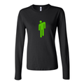 Women's Billie Eilish Logo 768x432 Long Sleeve T-Shirt - Black