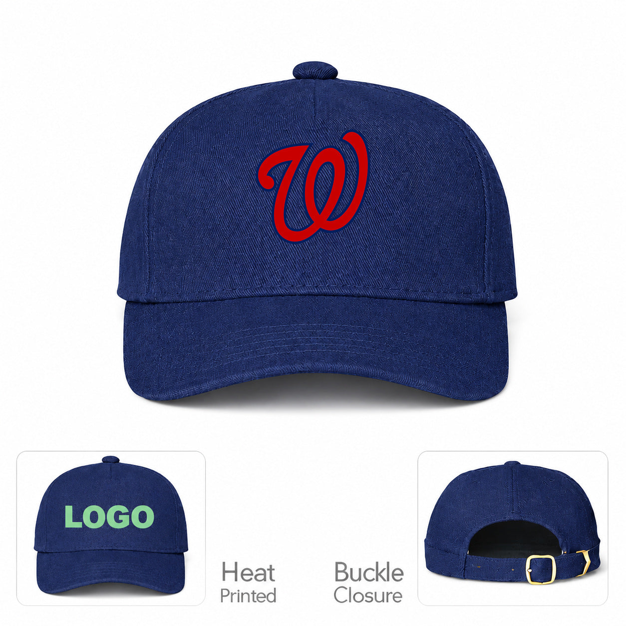 MLB Washington Nationals Baseball Cap Hat - Navy