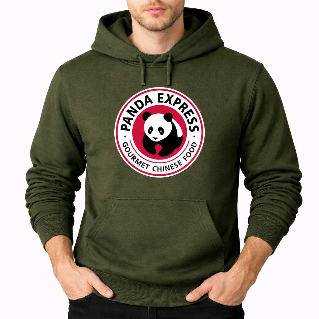 Men's Panda Express Pullover Hoodie - Army Green