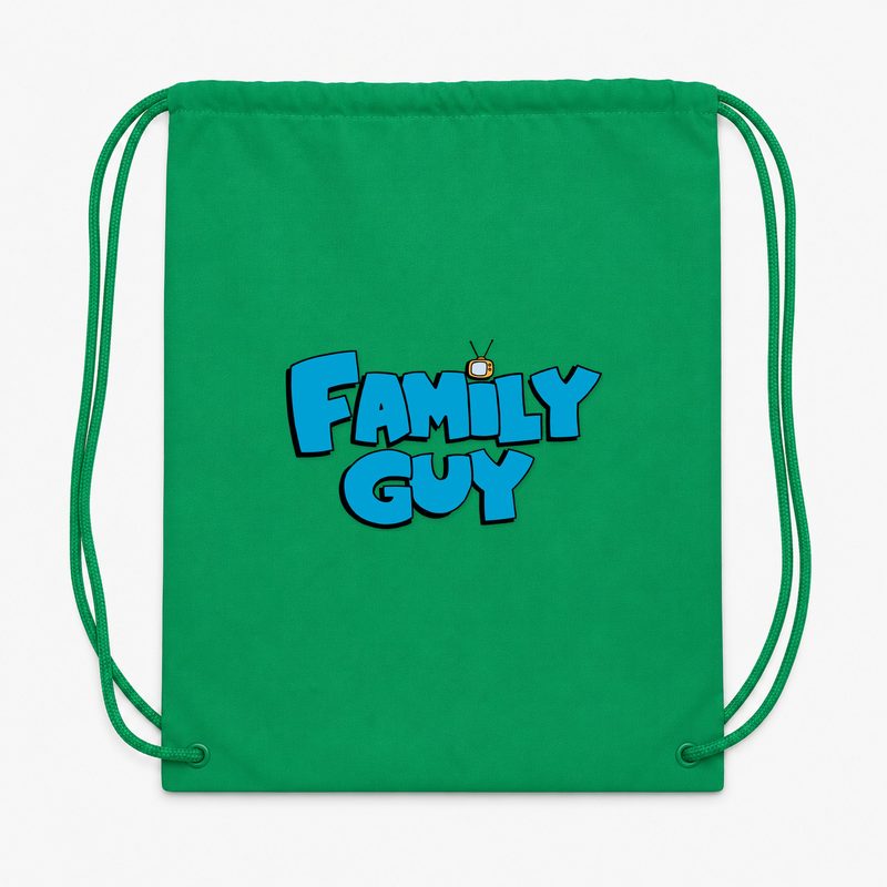 Family Guy PNG1 Drawstring Bag - Green