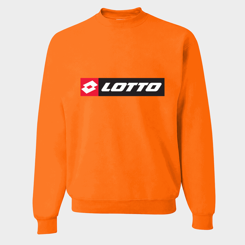 Men's Lotto Crewneck Sweatshirt - Orange