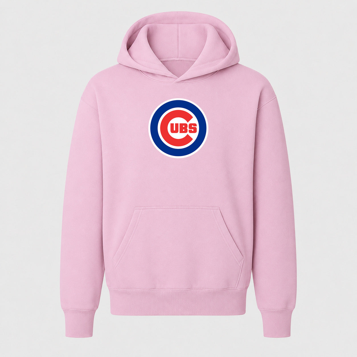 Youth Chicago Cubs Pullover Hoodie - Light Pink
