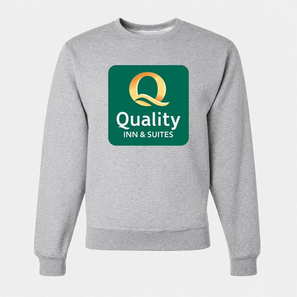 Men's Quality Inn & Suites Crewneck Sweatshirt - Gray