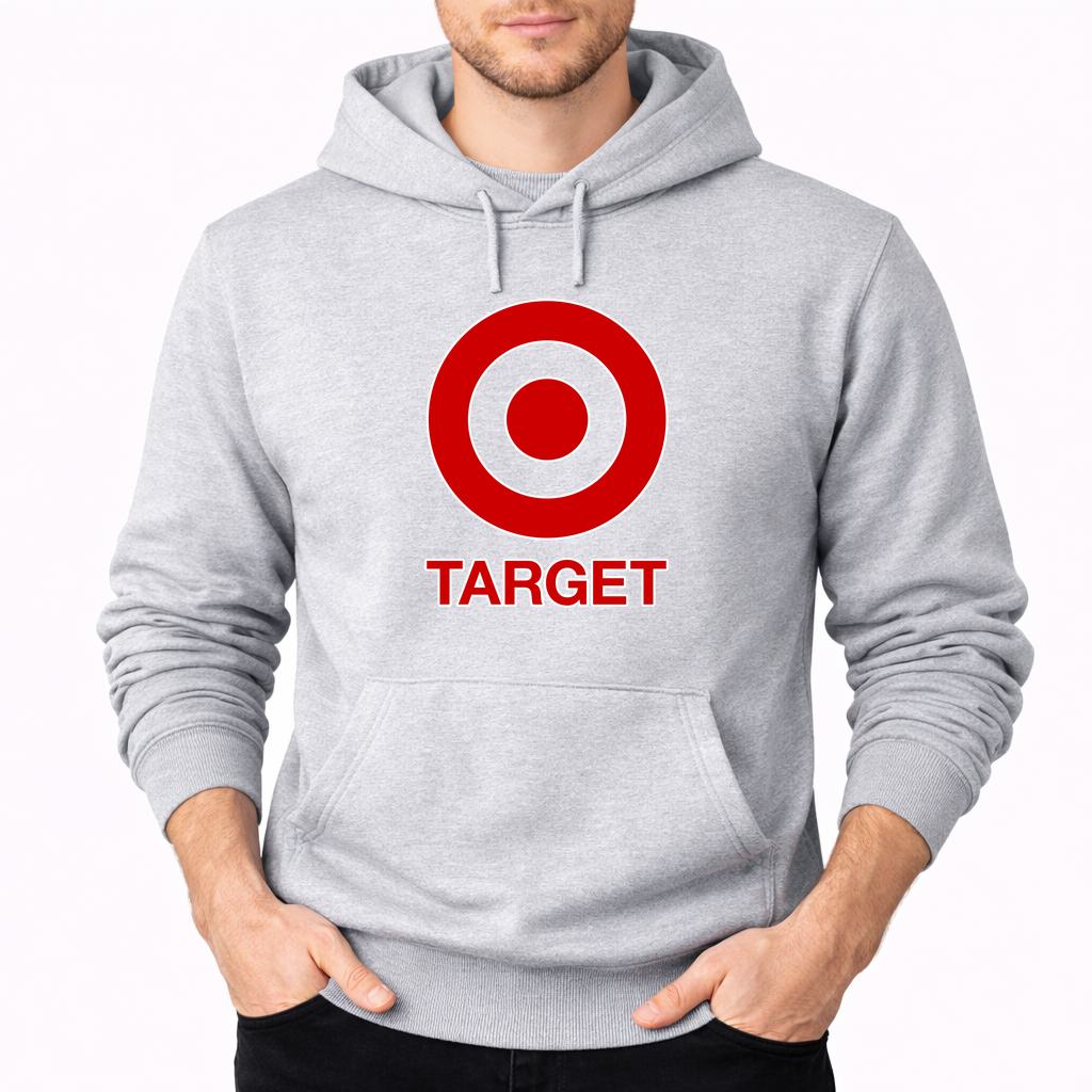 Men's Target Pullover Hoodie - Gray