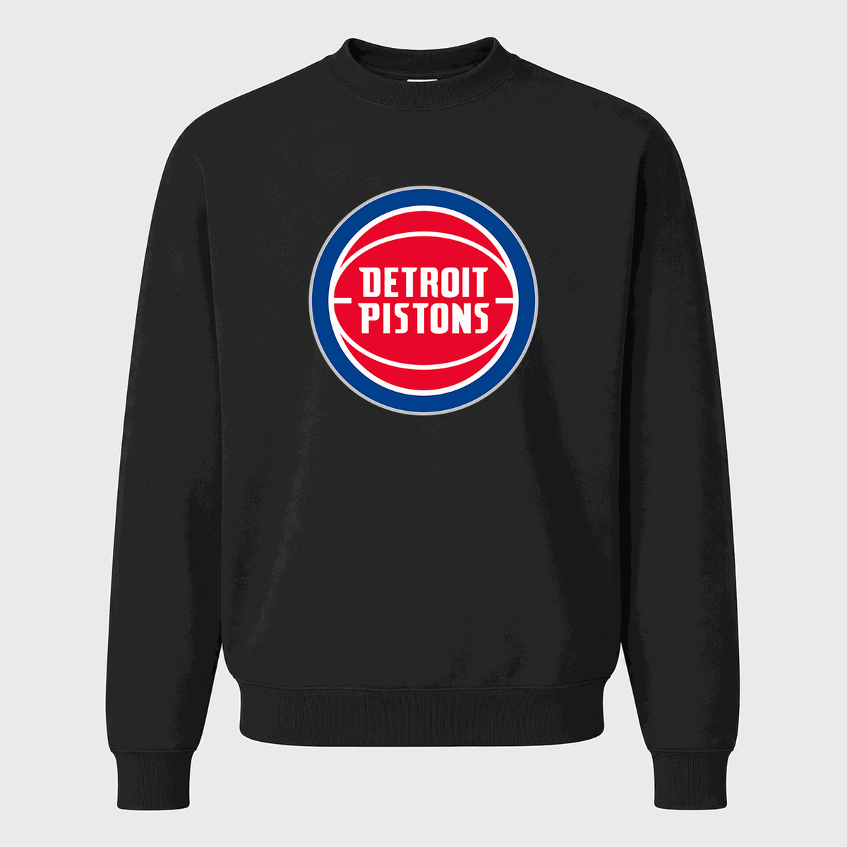 Men's Detroit Pistons Crewneck Sweatshirt - Black