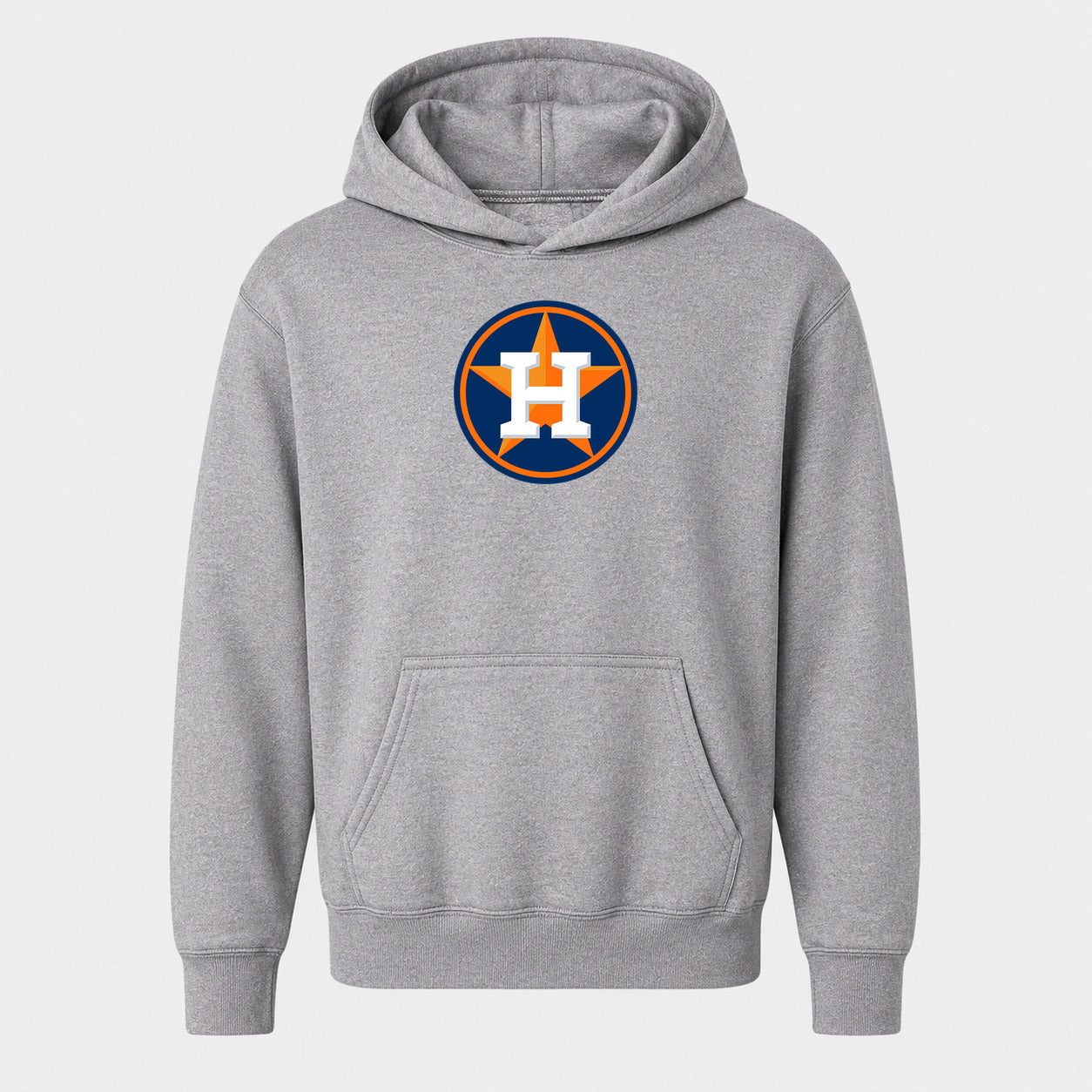 Youth Houston Astros Pullover Hoodie - Gray
