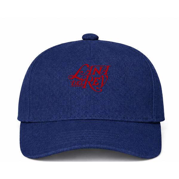 Lana Del Rey Logo Navy Dad Baseball Cap Hat