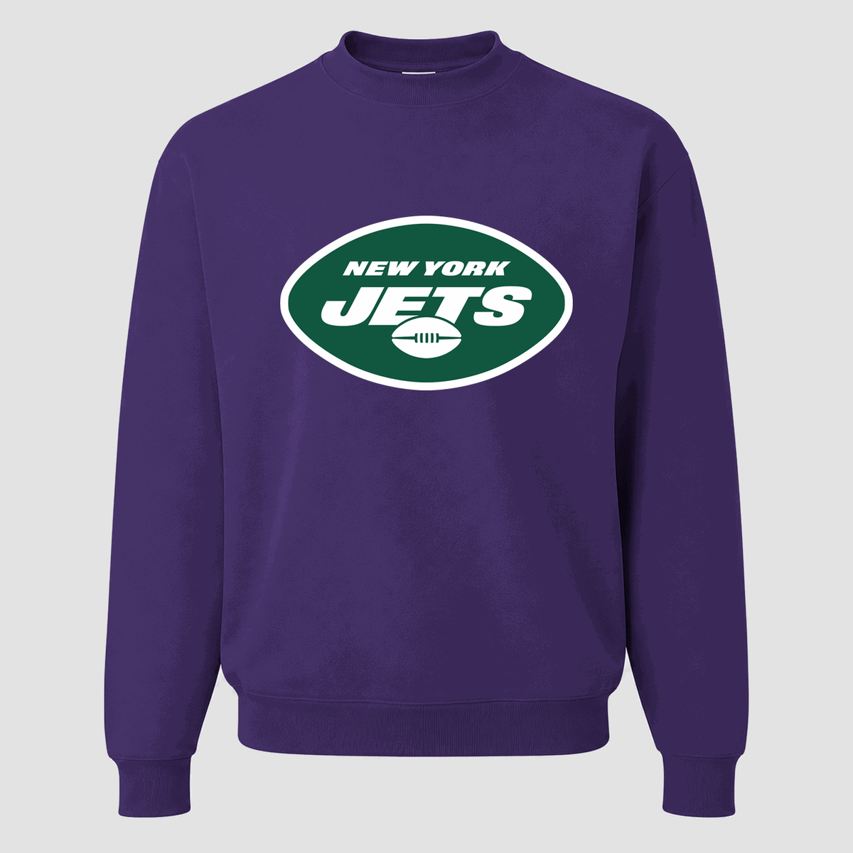 Men's New York Jets Crewneck Sweatshirt - Purple