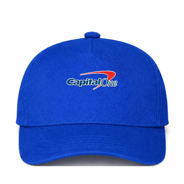 Capital One Logo Version 2 Blue Dad Baseball Cap Hat