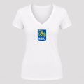 Women's RBC V Neck T-Shirt in white