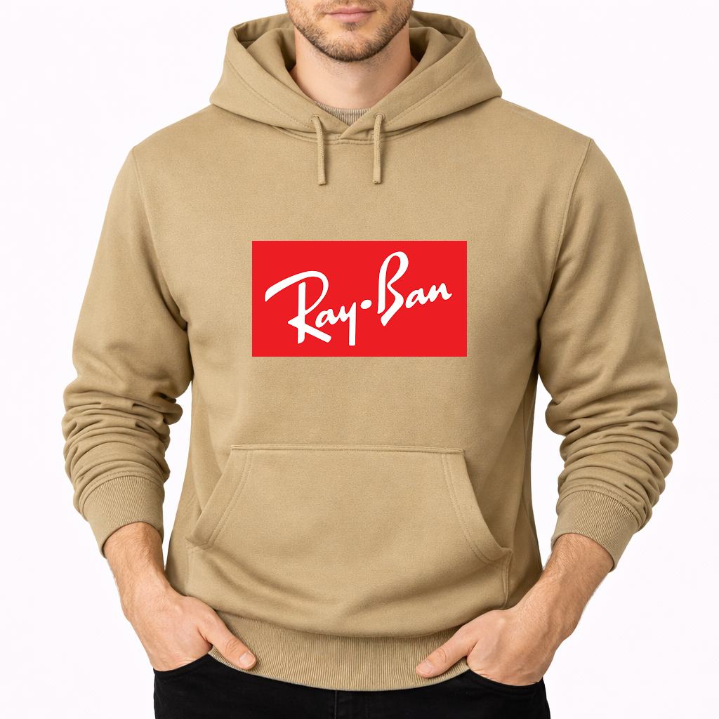 Men's Ray-Ban Pullover Hoodie - Tan