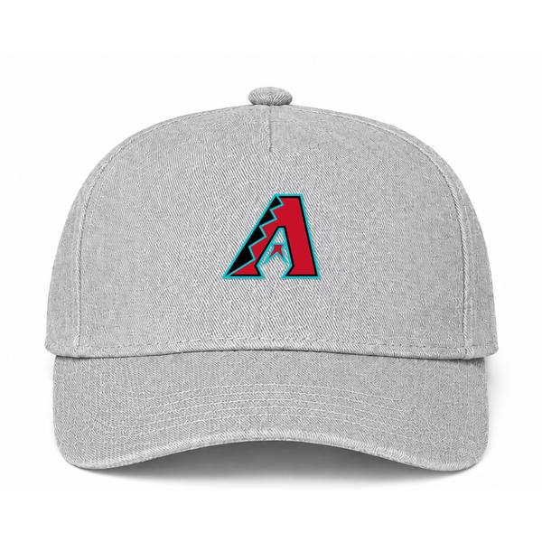 Arizona Diamondbacks MLB Logo Gray Dad Baseball Cap Hat