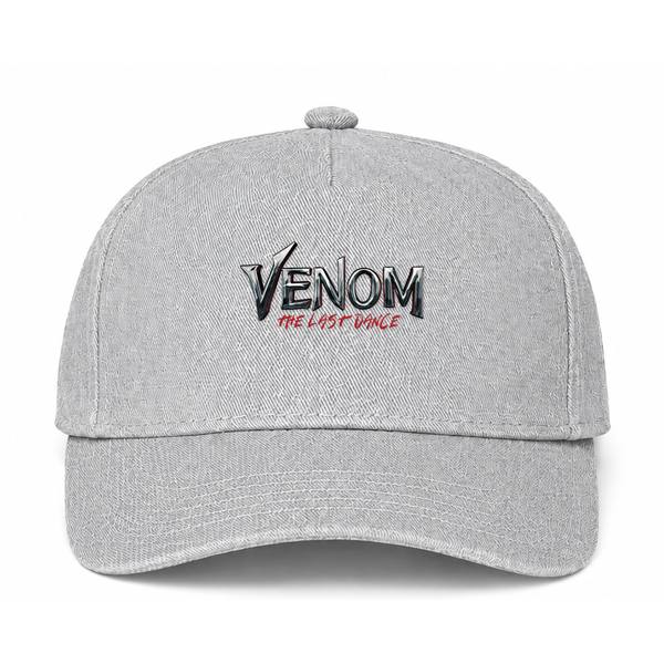 Venom The Last Dance Logo Gray Dad Baseball Cap Hat