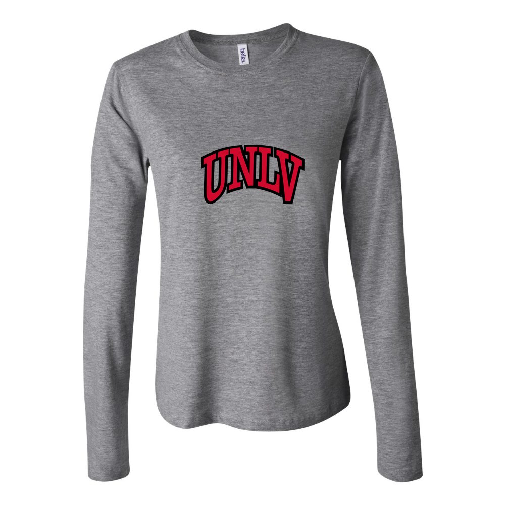 Women's UNLV Rebels Long Sleeve T-Shirt - Gray