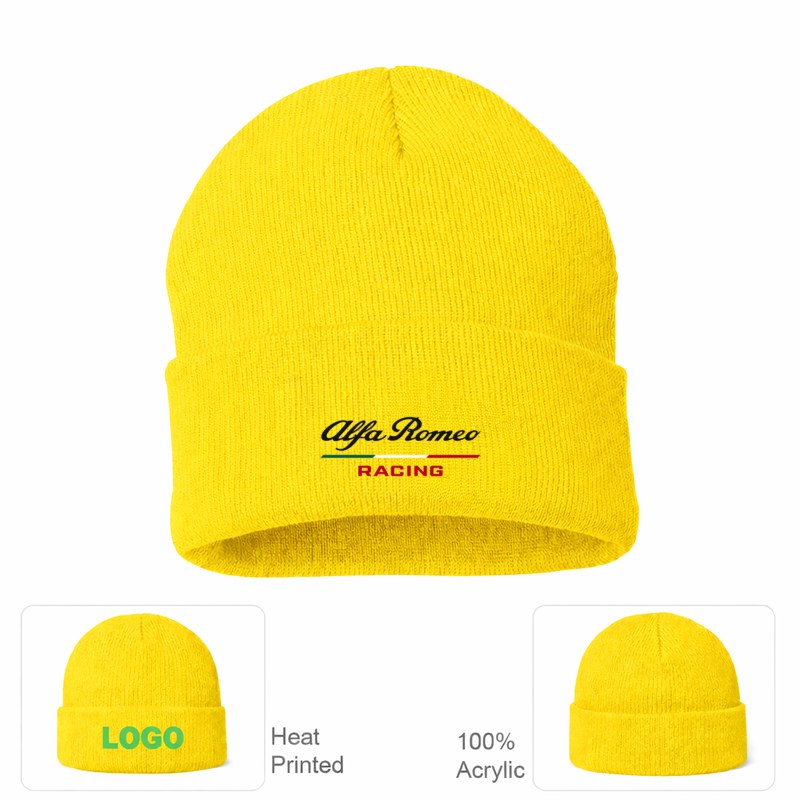 Formula 1 Alfa Romeo Racing Beanie Hat - Yellow