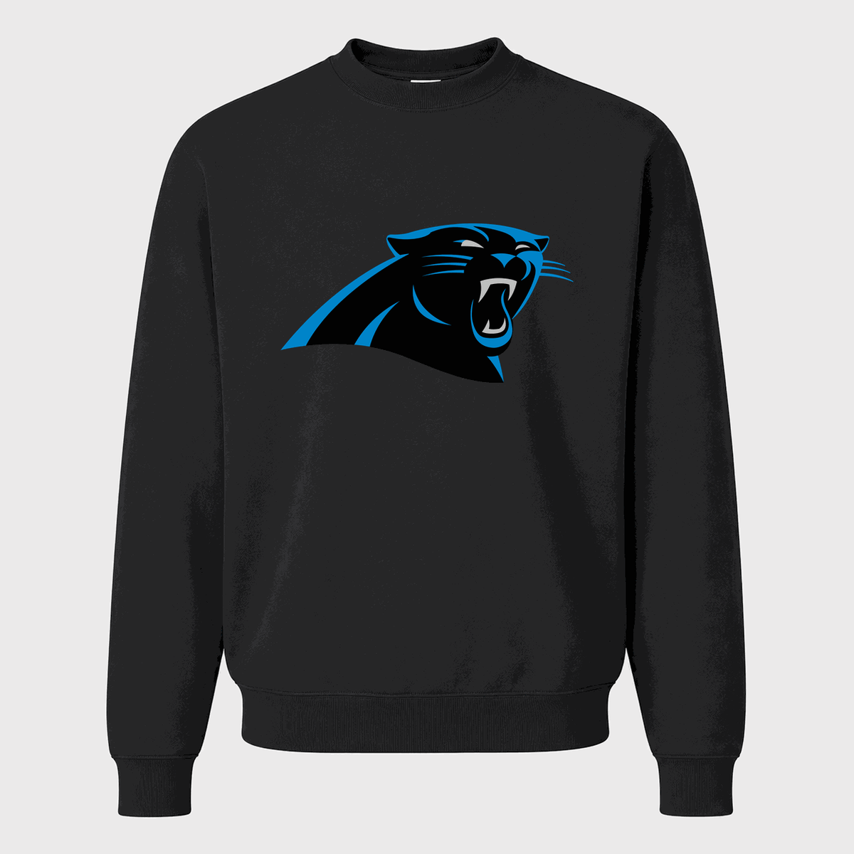 Men's Carolina Panthers Crewneck Sweatshirt - Black