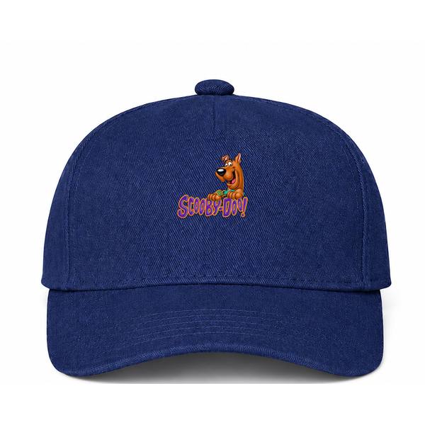 Scooby-Doo Logo Navy Dad Baseball Cap Hat