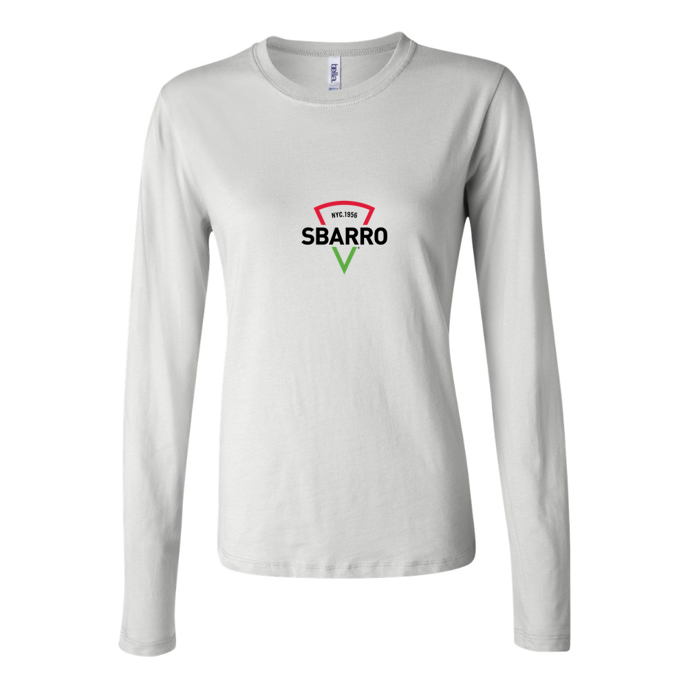 Women's Logo Sbarro 1536x864 Long Sleeve T-Shirt - White