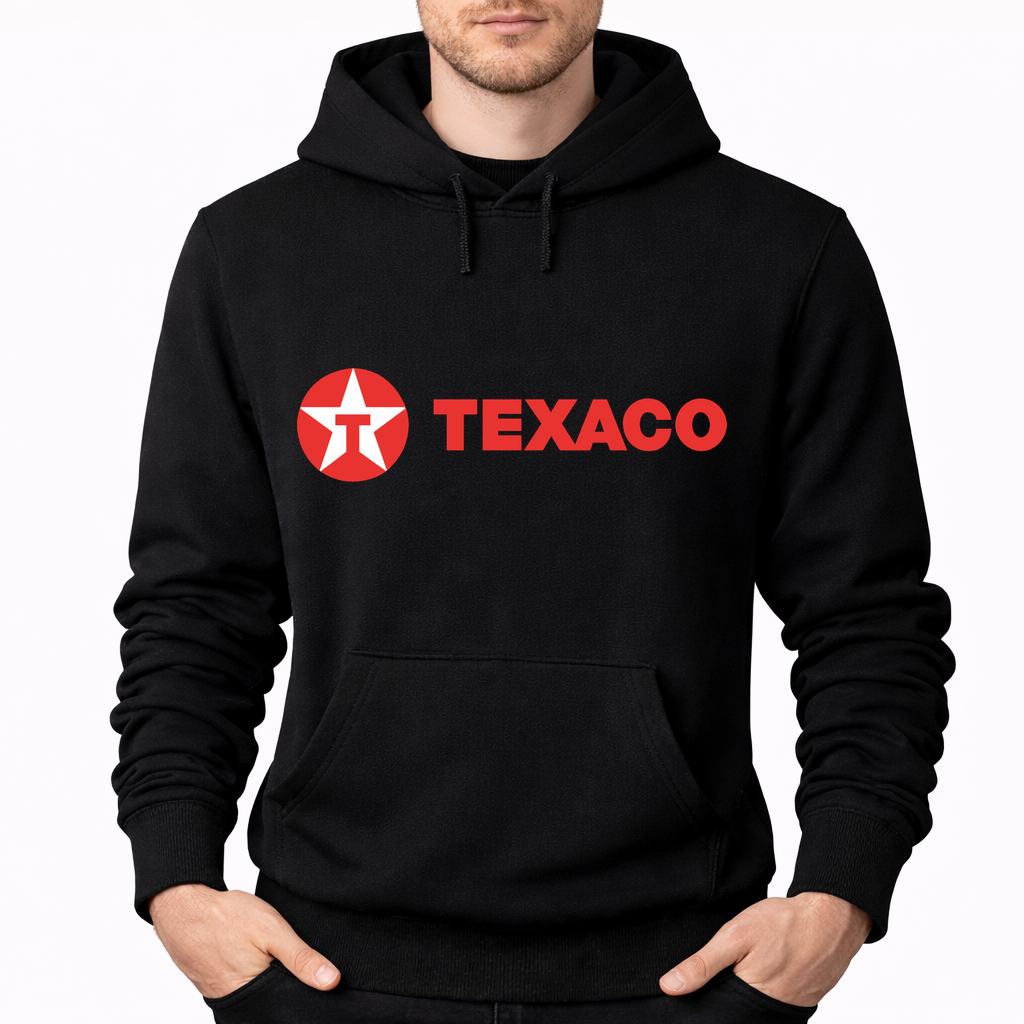 Men's Texaco Pullover Hoodie - Black